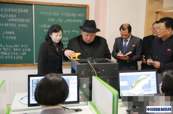 朝鲜国家领导人金先生惊叹中国3D打印技术!